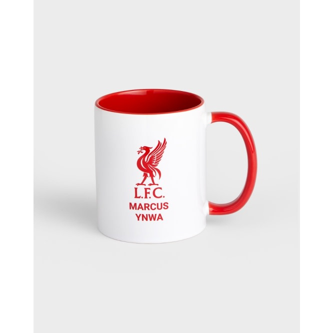 LFC Personalised Liverbird Mug - Image 2