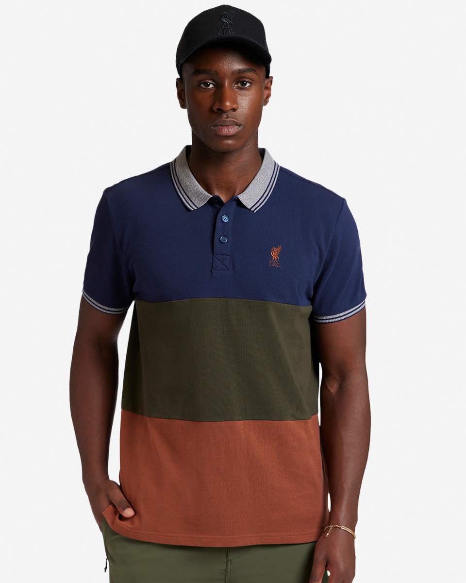 LFC 男士拼色 Polo 衫 - Image 1