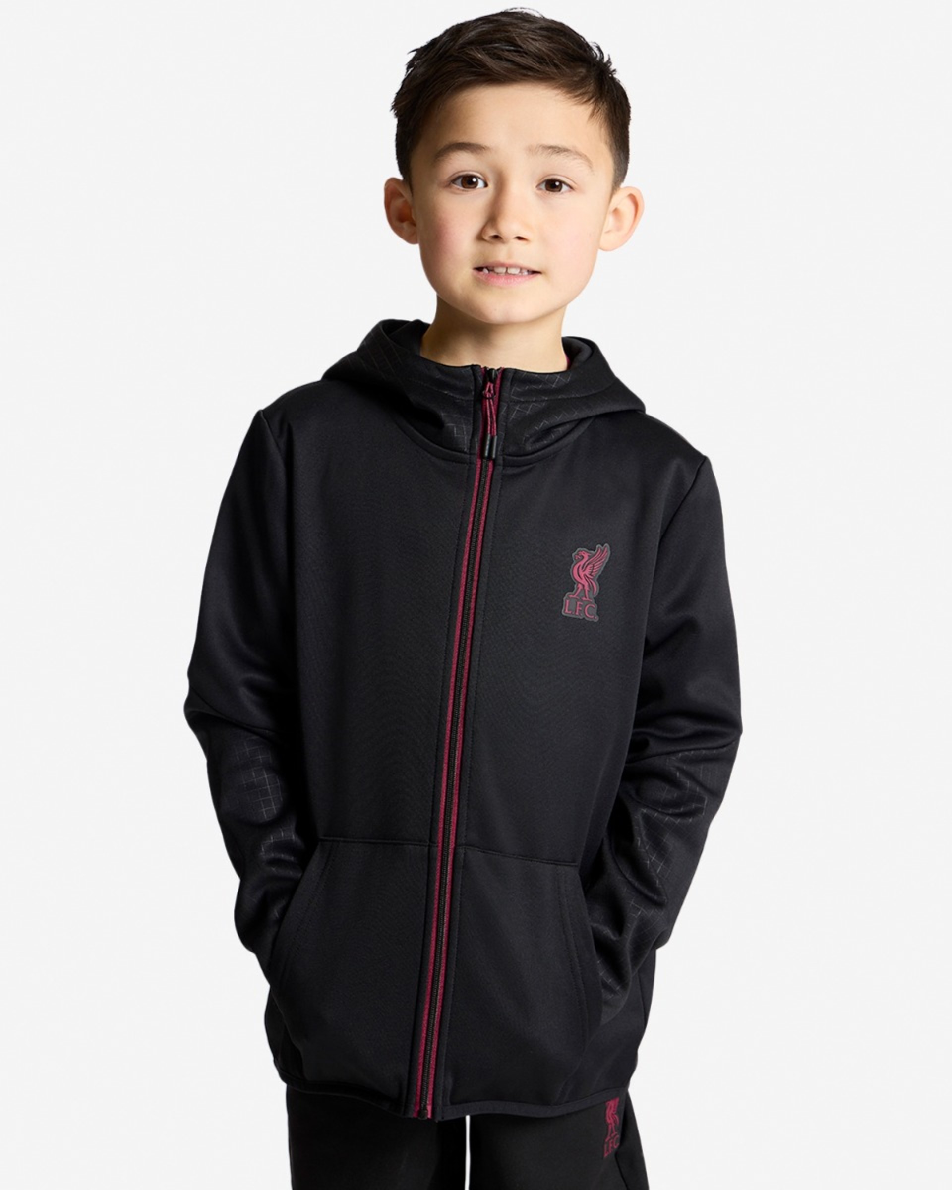 เสื้อซิปฮู้ด LFC สำหรับเด็กทารก สีดำ - Image 2