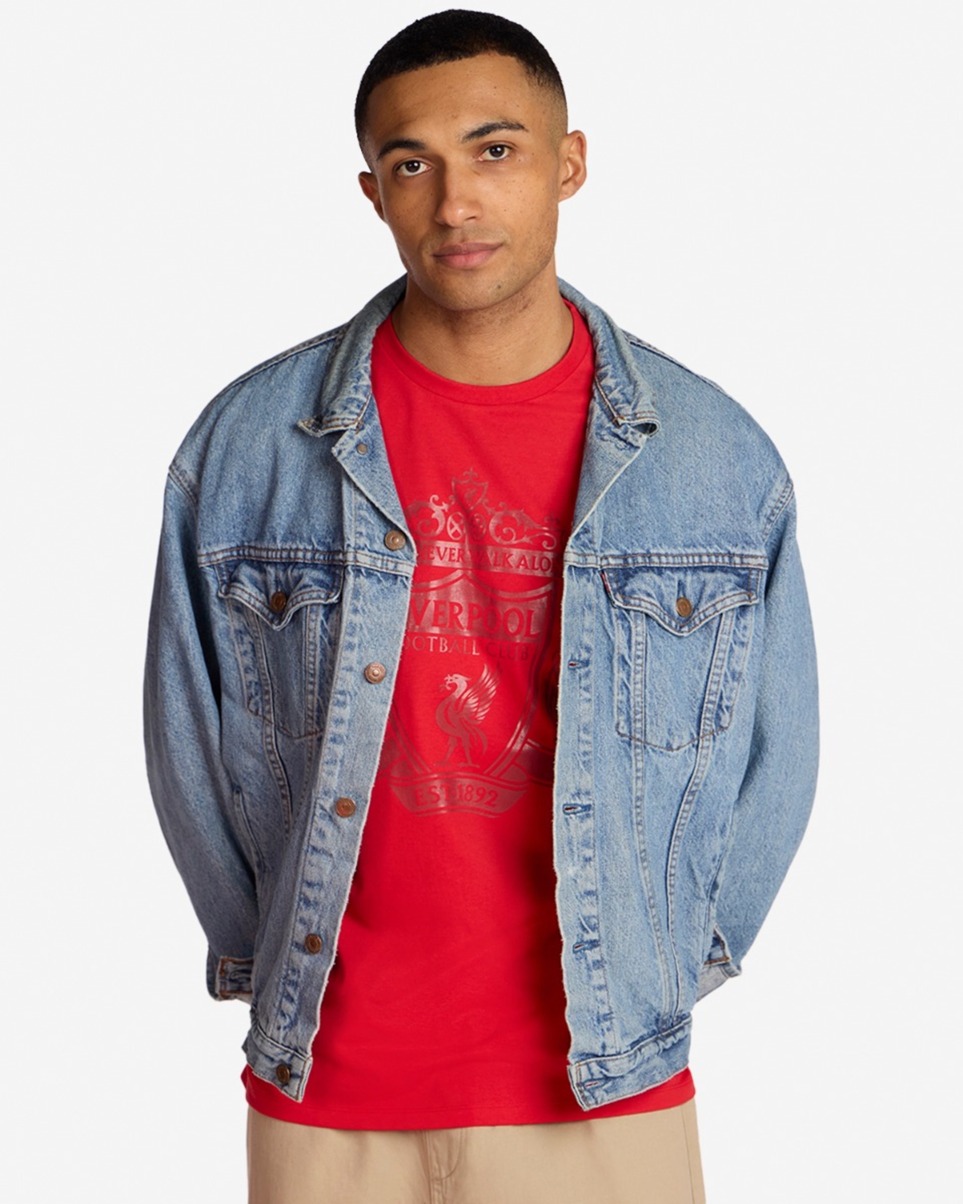 เสื้อยืดผู้ชายเครสต์ LFC สีแดง - Image 2