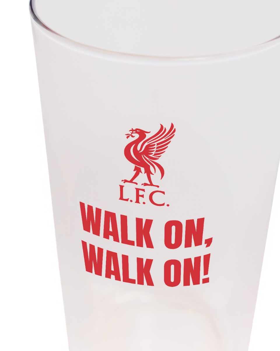 LFC Walk On Pint Glass - Image 2