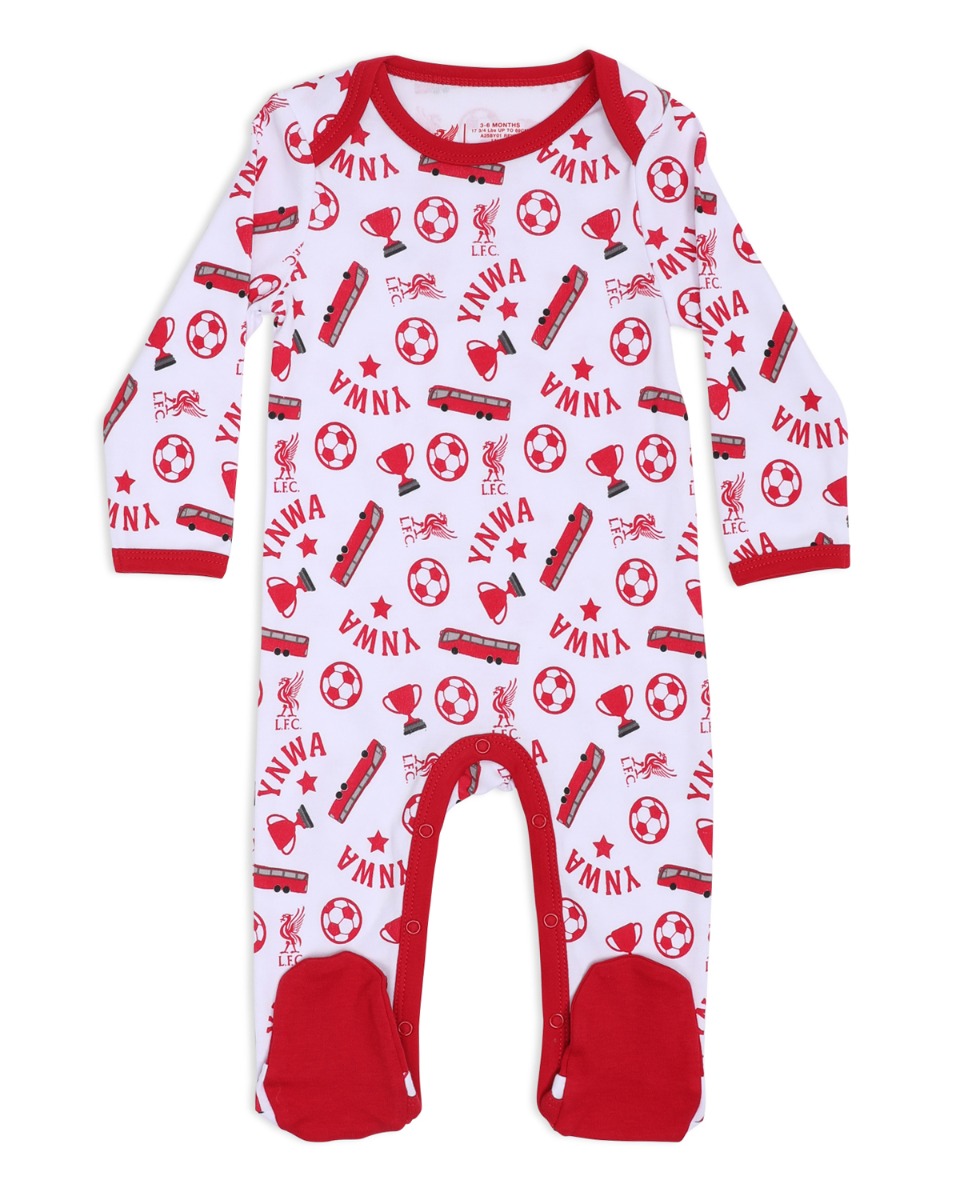 LFC Baby 2Pk Sleepsuit Red - Image 2