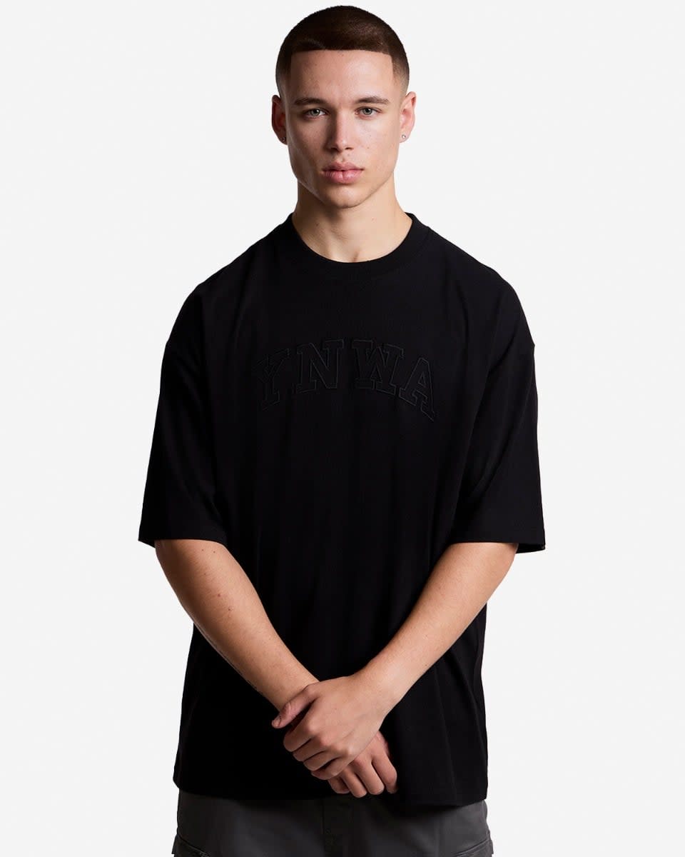 LFC Mens YNWA Applique Tee Black - Image 1