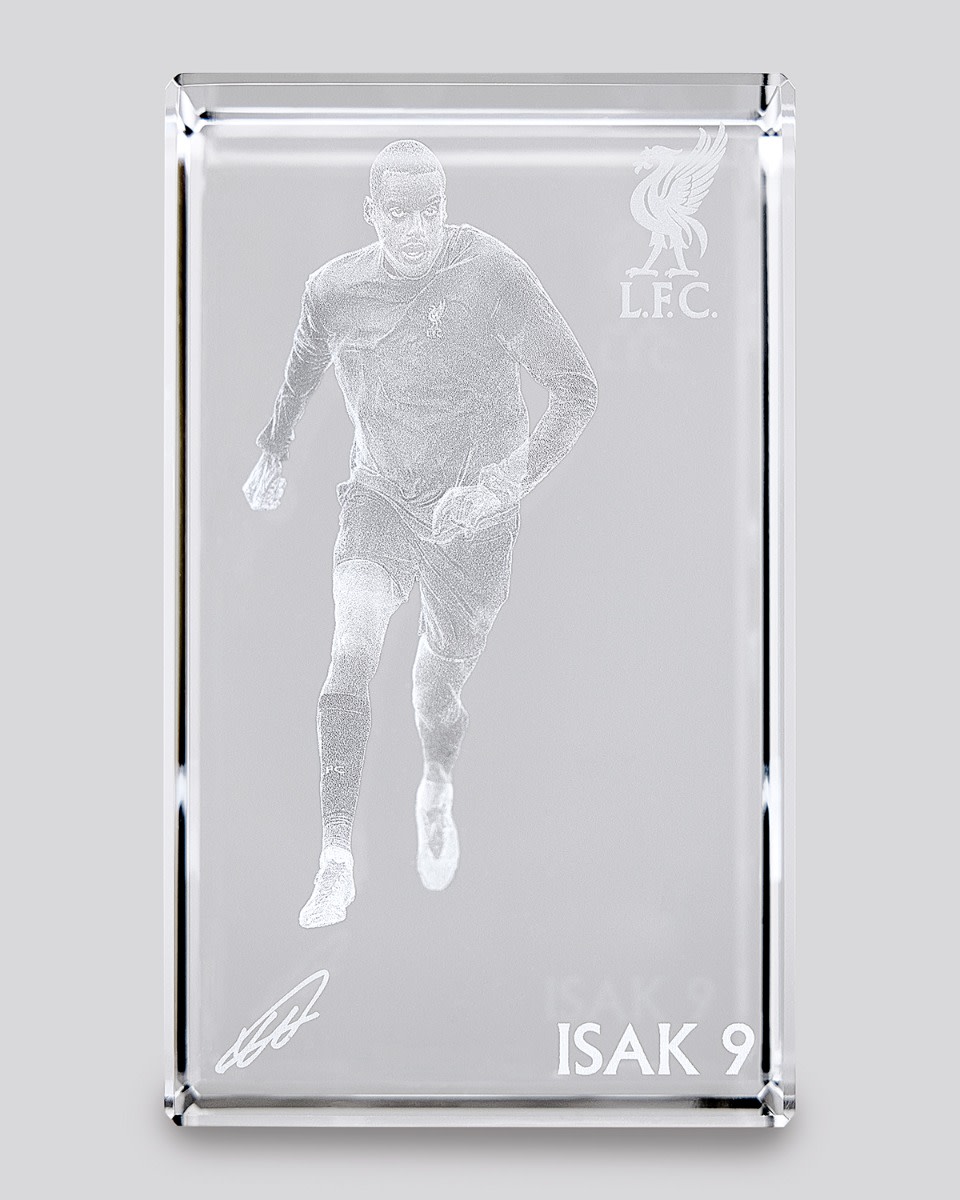 LFC Alexander Isak Glass Cube - Image 1