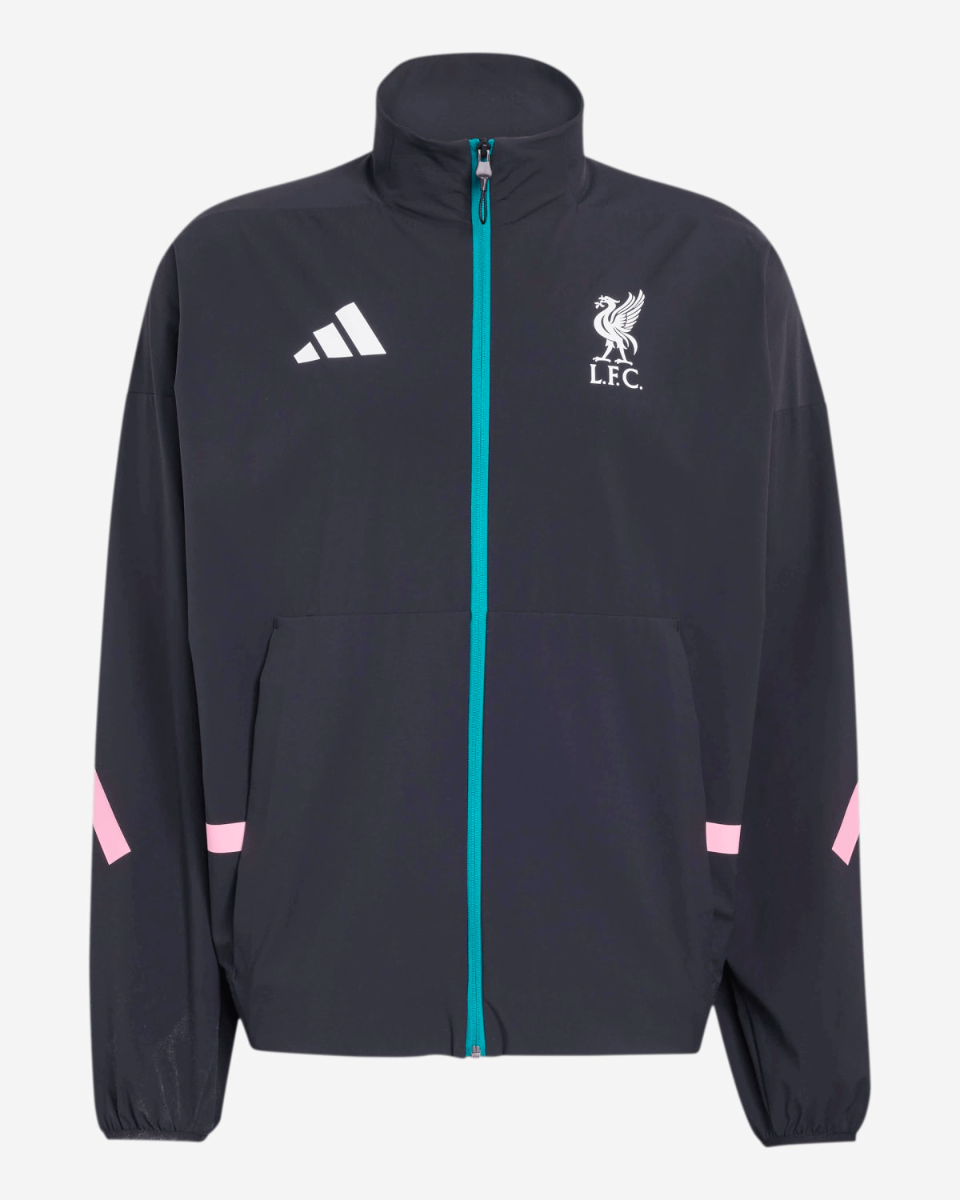 LFC adidas Mens 25/26 Z.N.E Anthem Jacket Black