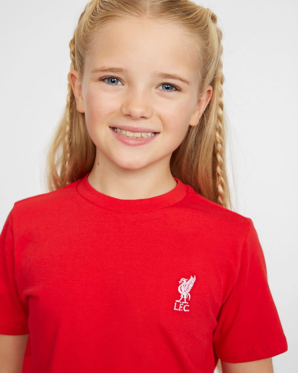 LFC Liverbird Infants Embroidered Tee Red - Image 2