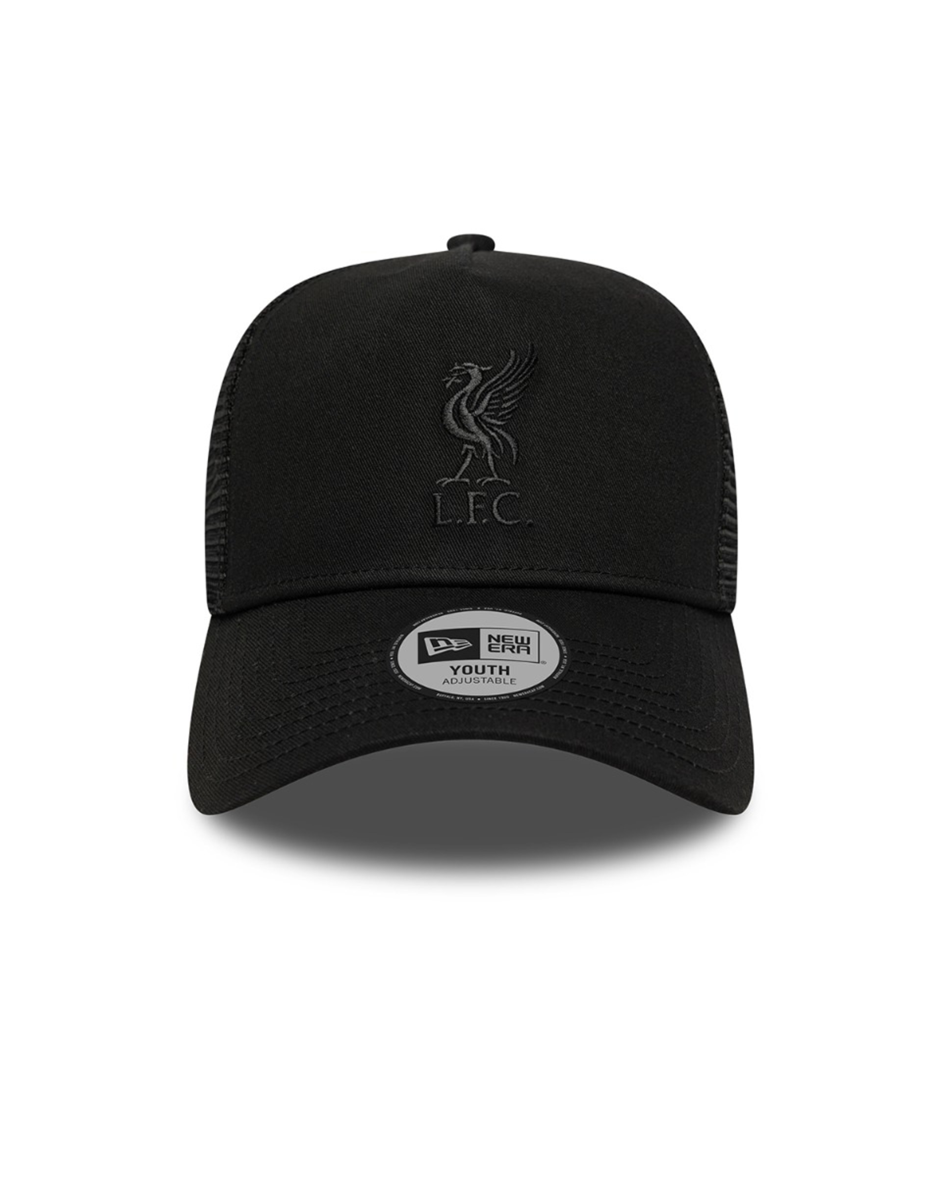 Gorra LFC New Era TRUCKER Tonal para niños, negra - Image 2