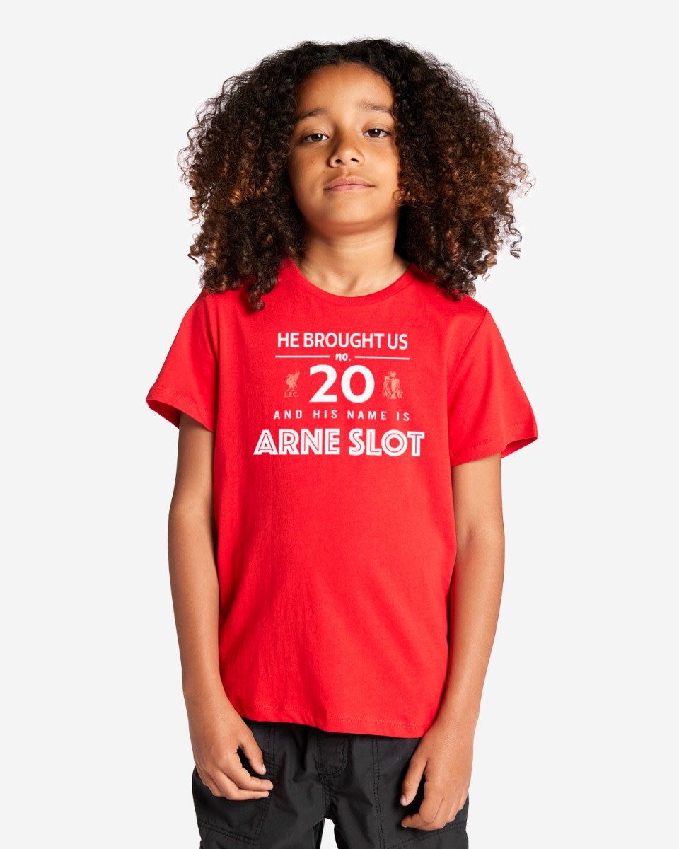 LFC Juniors Arne T-Shirt mit Slot-Grafik Rot - Image 1