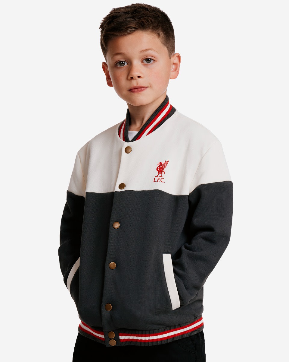 LFC Juniors Popper Jacket Graphite - Image 1