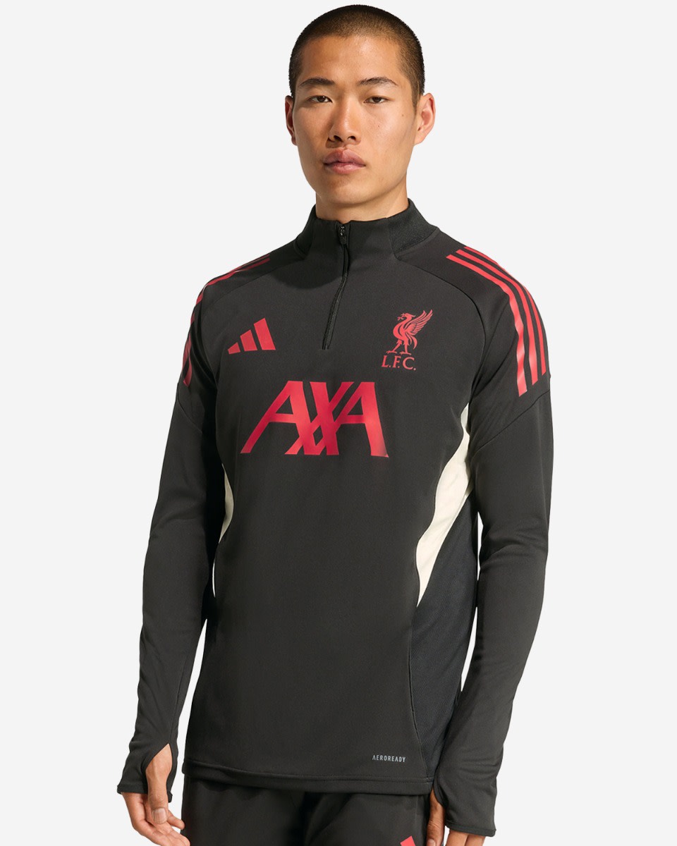 LFC adidas Mens 25/26 Domestic Training Top Black - Image 4