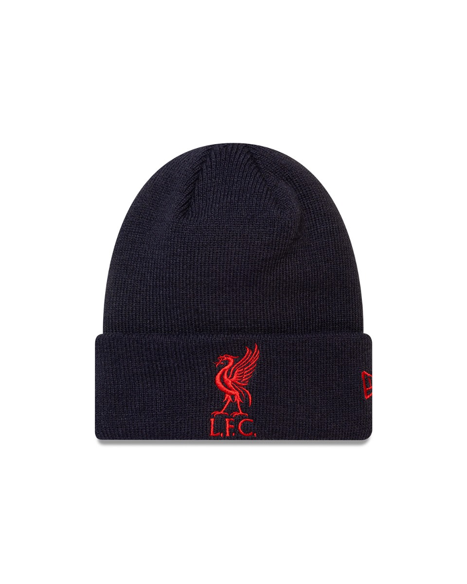 LFC New Era Kids Liverbird Cuff Knit BEANIE Navy - Image 1