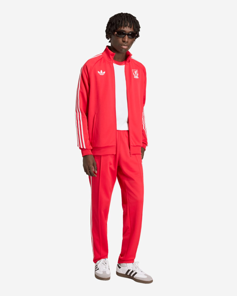 LFC adidas Originals Mens Track Top Red - Image 3