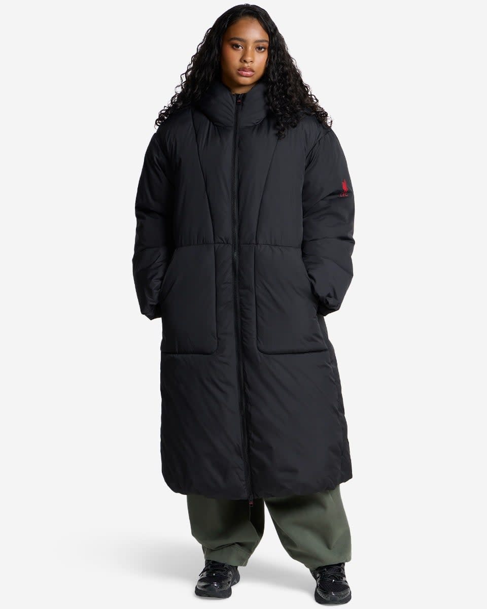 Veste longue LFC Puffa pour femmes, noire - Image 1