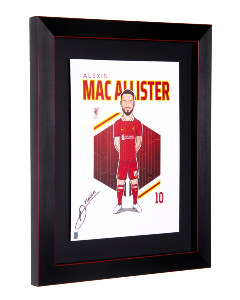 LFC Signeret 24/25 Mac Allister Print - Image 2