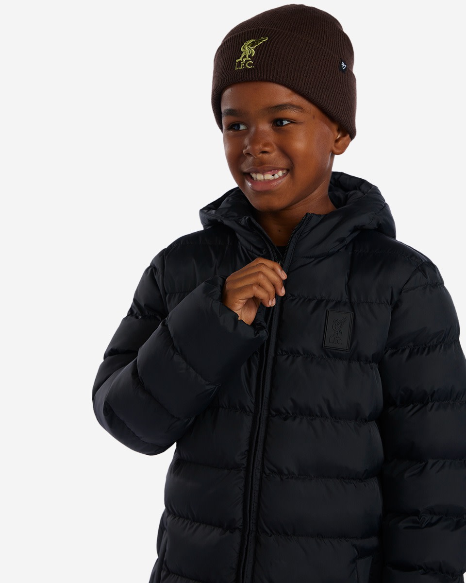LFC Infants Long Puffa Jacket Black - Image 2