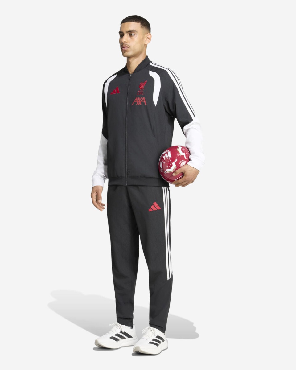 LFC アディダスメンズ 26/27 Tiro プレゼンテーションジャケットブラック - Image 4