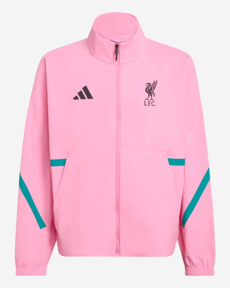 LFC adidas Juniors 25/25 Z.N.E Anthem Jacket Pink