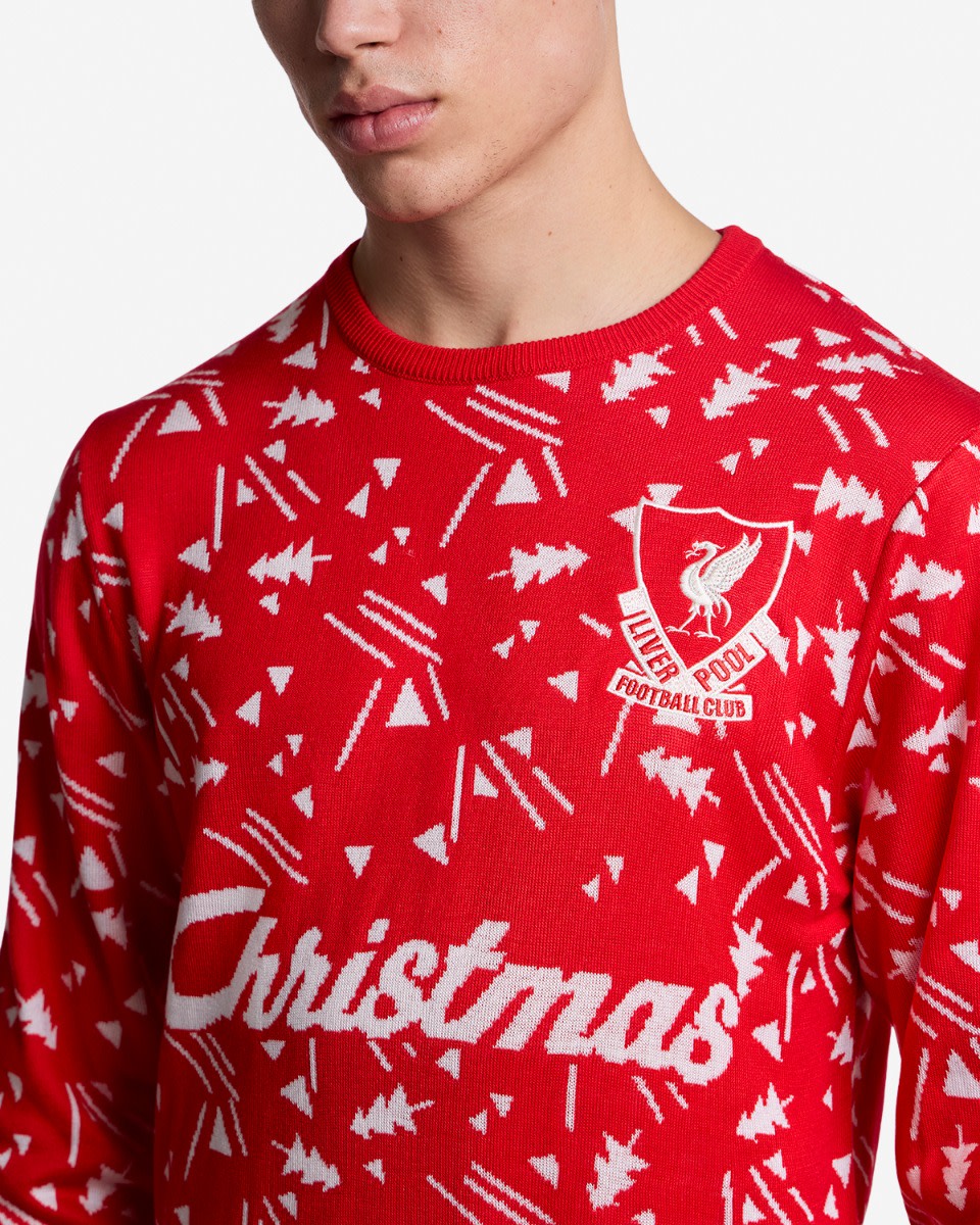 LFC Vuxna Retro Jultröja Röd - Image 2