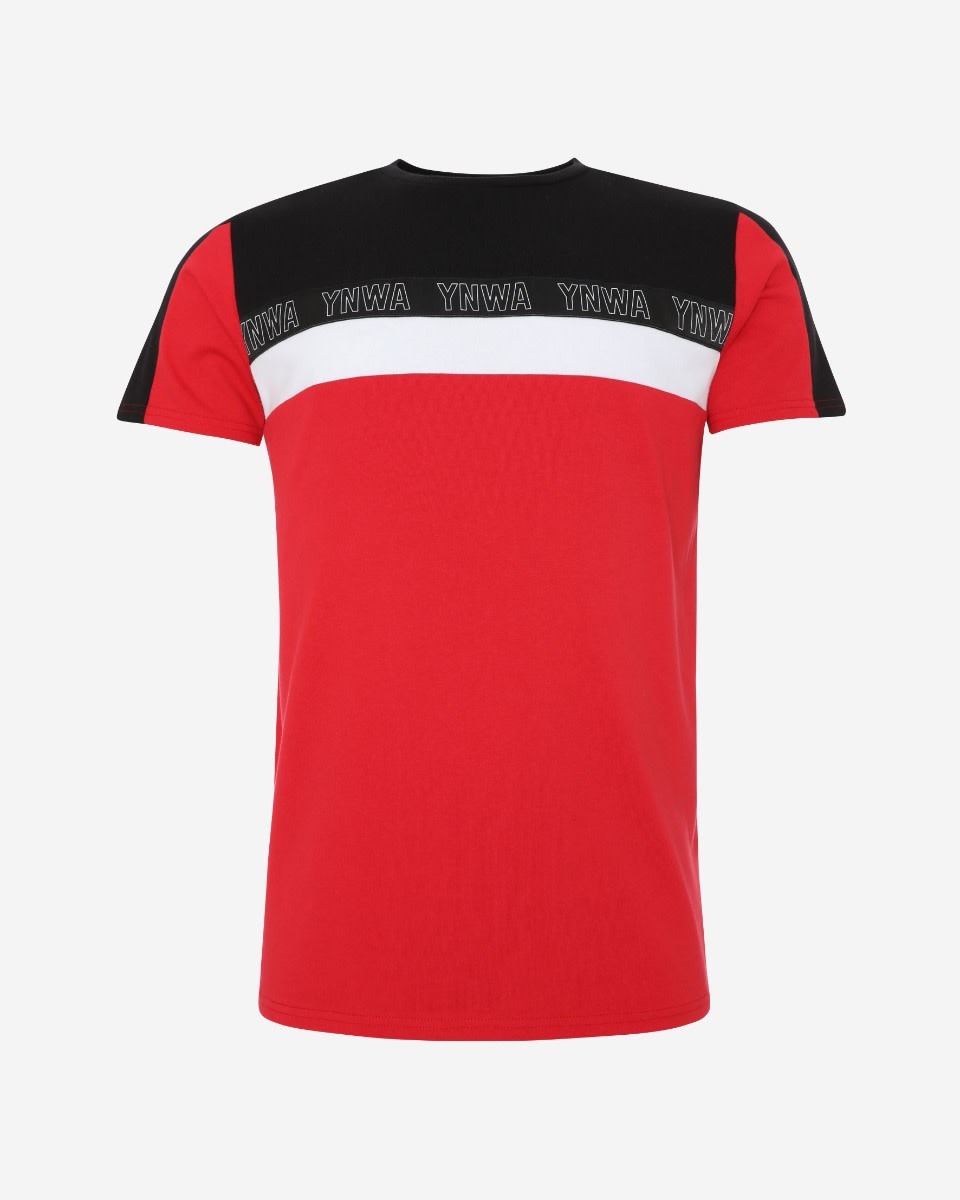 LFC YNWA Rotes Farbblock-T-Shirt für Herren - Image 1