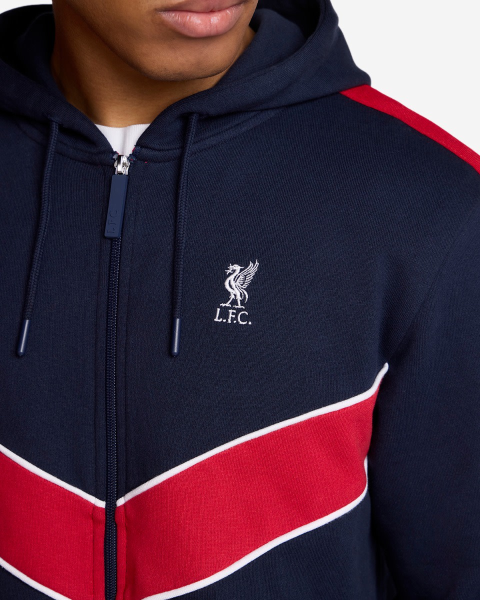 Sudadera con capucha LFC Chevron para adultos, color azul marino - Image 2