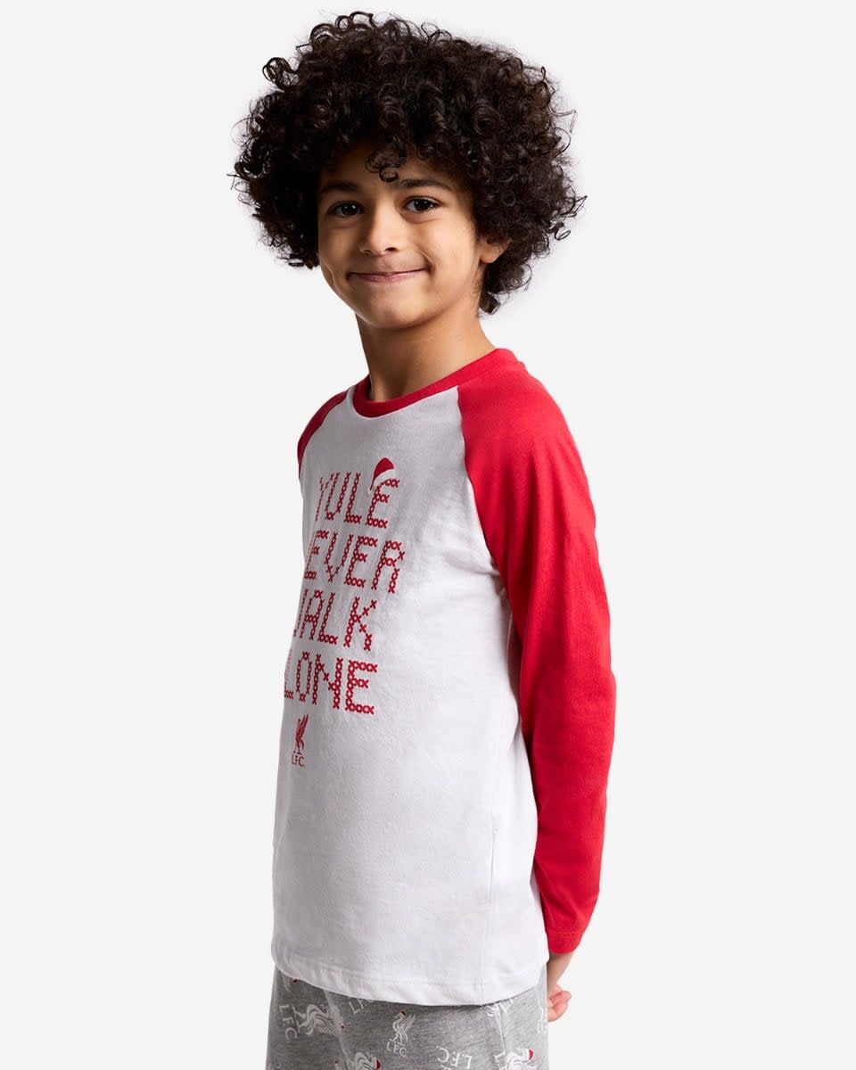Pyjama de Noël LFC pour bébés rouge - Image 3