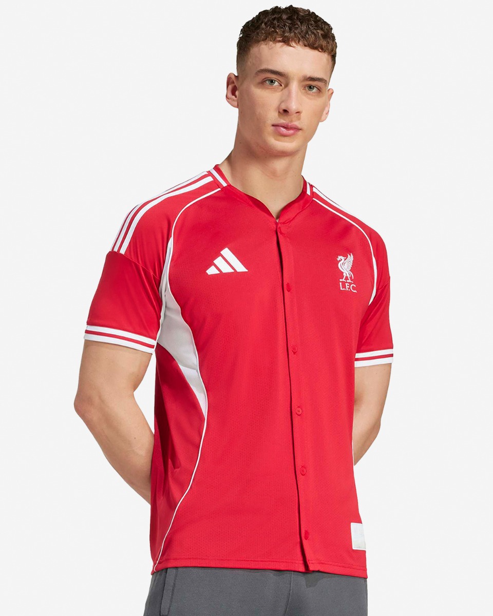 Chemise LFC Adidas 25/26 US Pack pour homme, rouge - Image 4