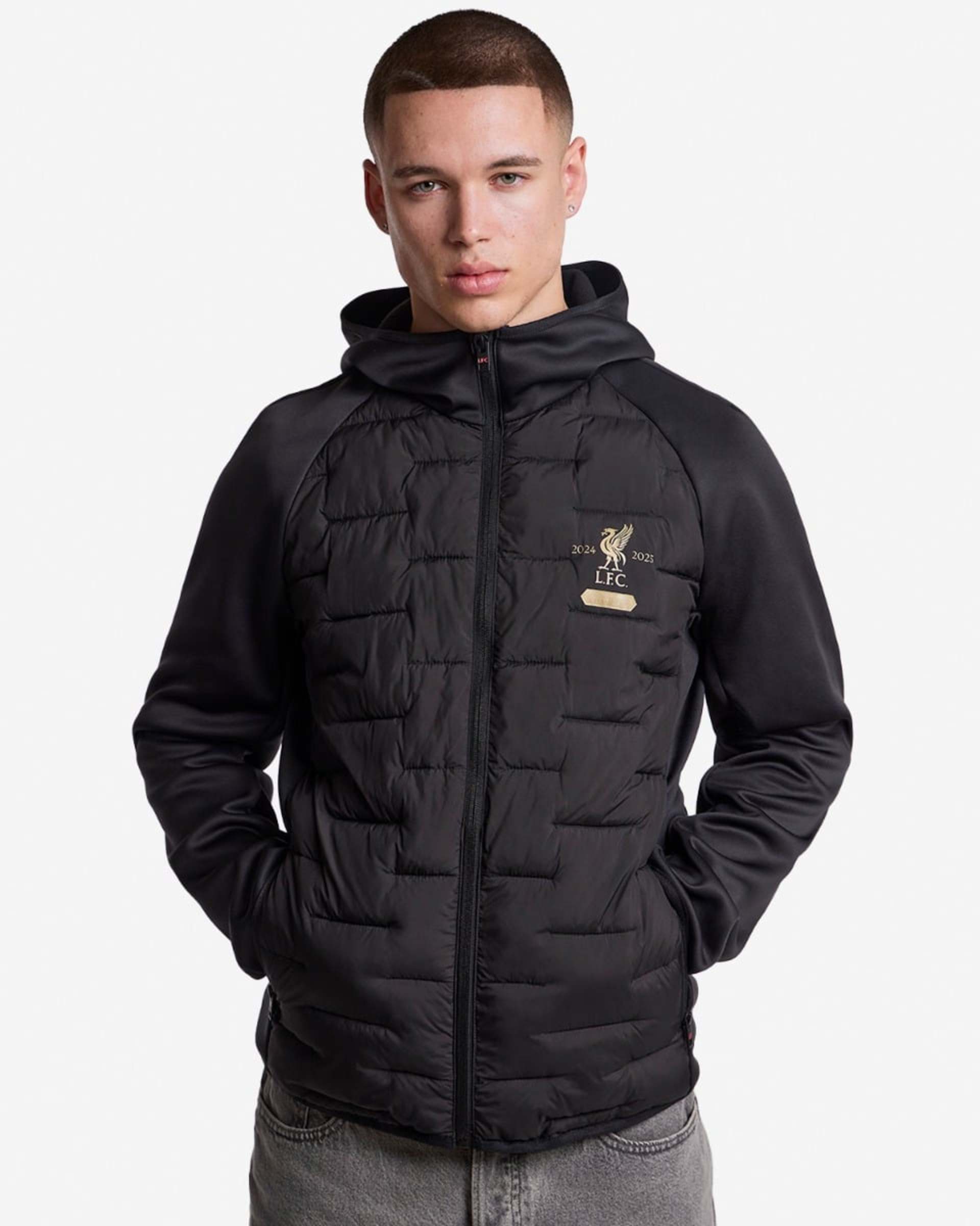 Veste hybride LFC Champions pour hommes, noire - Image 1