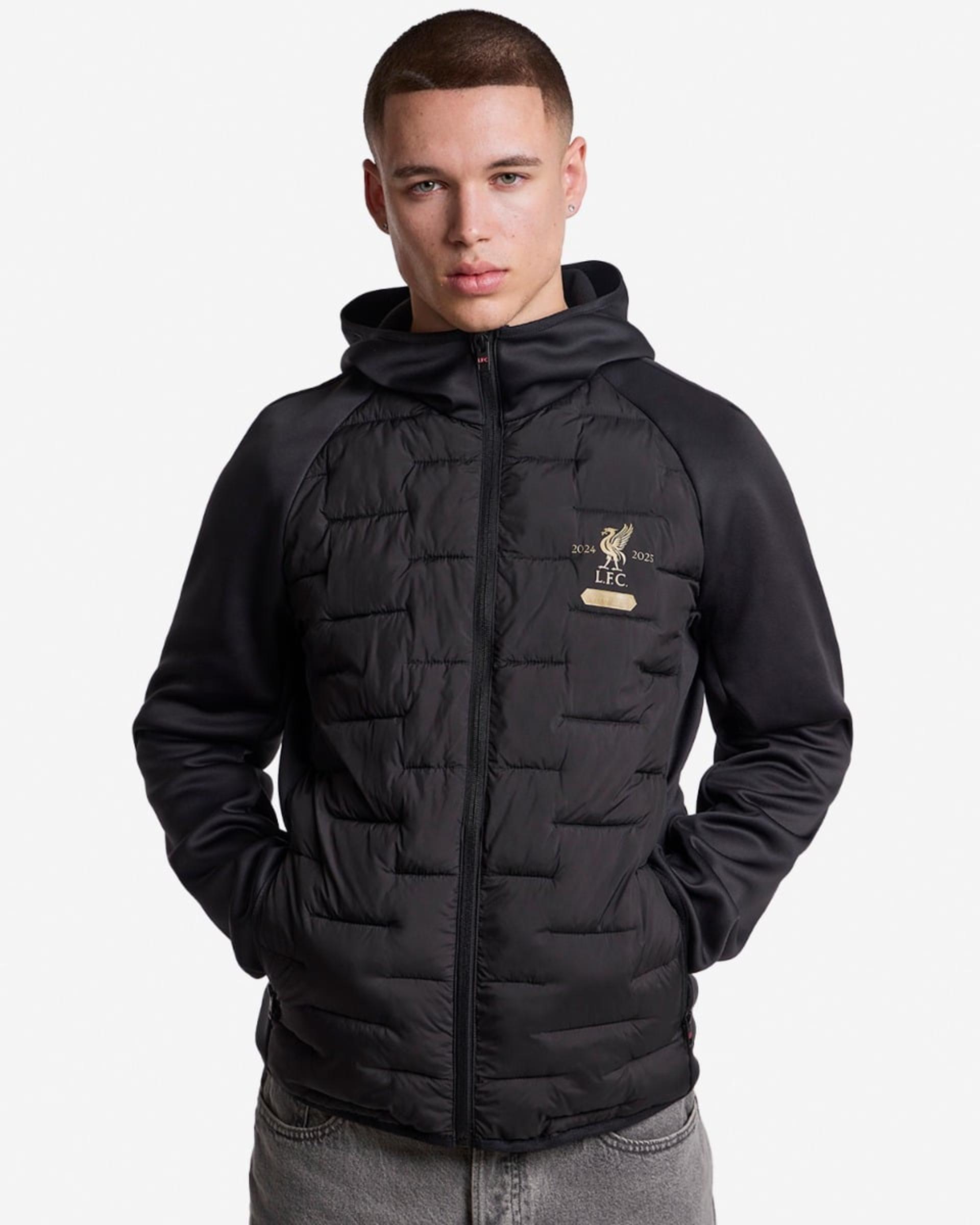 Veste hybride LFC Champions pour hommes, noire - Image 1