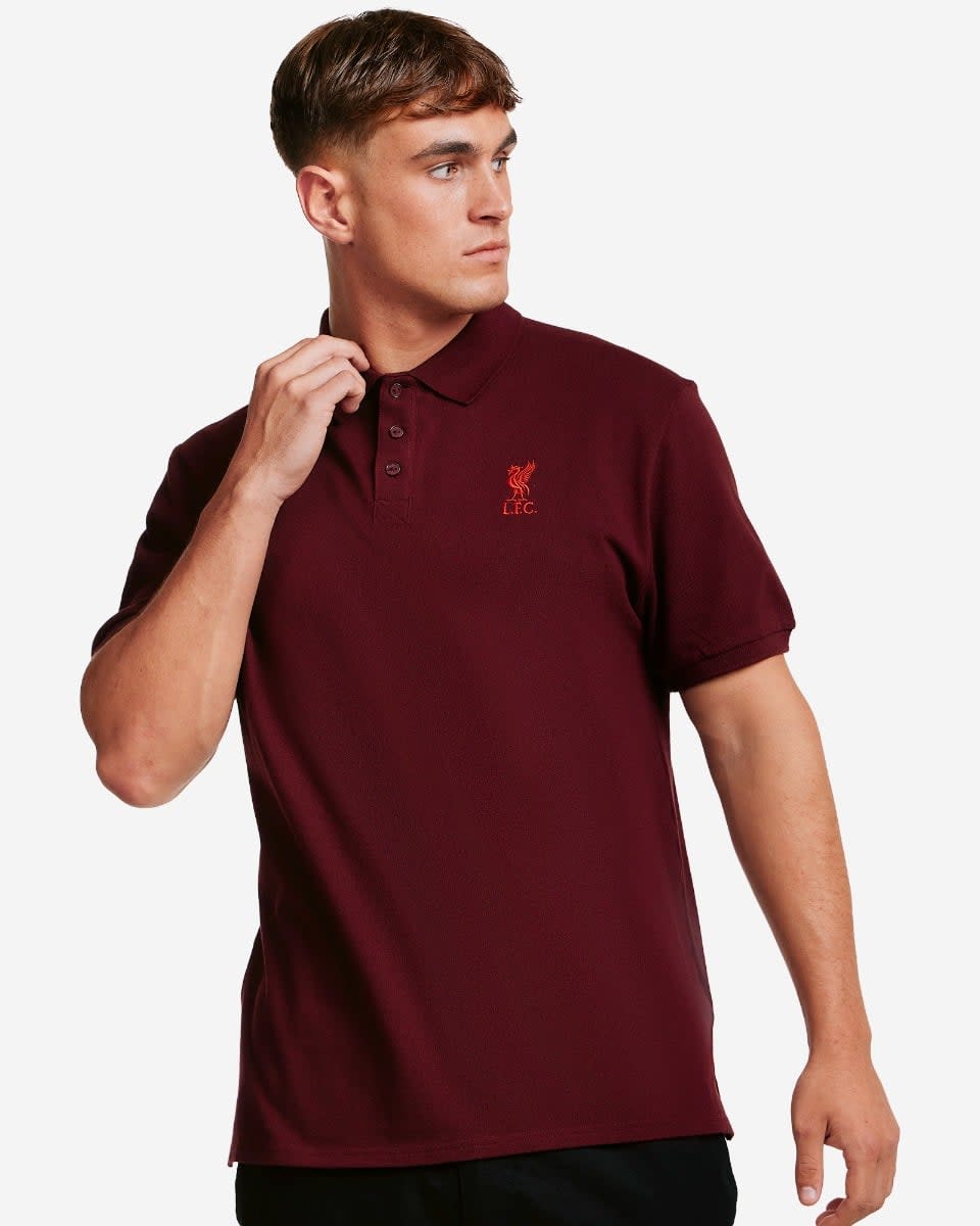 LFC Mens Conninsby Polo Dark Red - Image 1