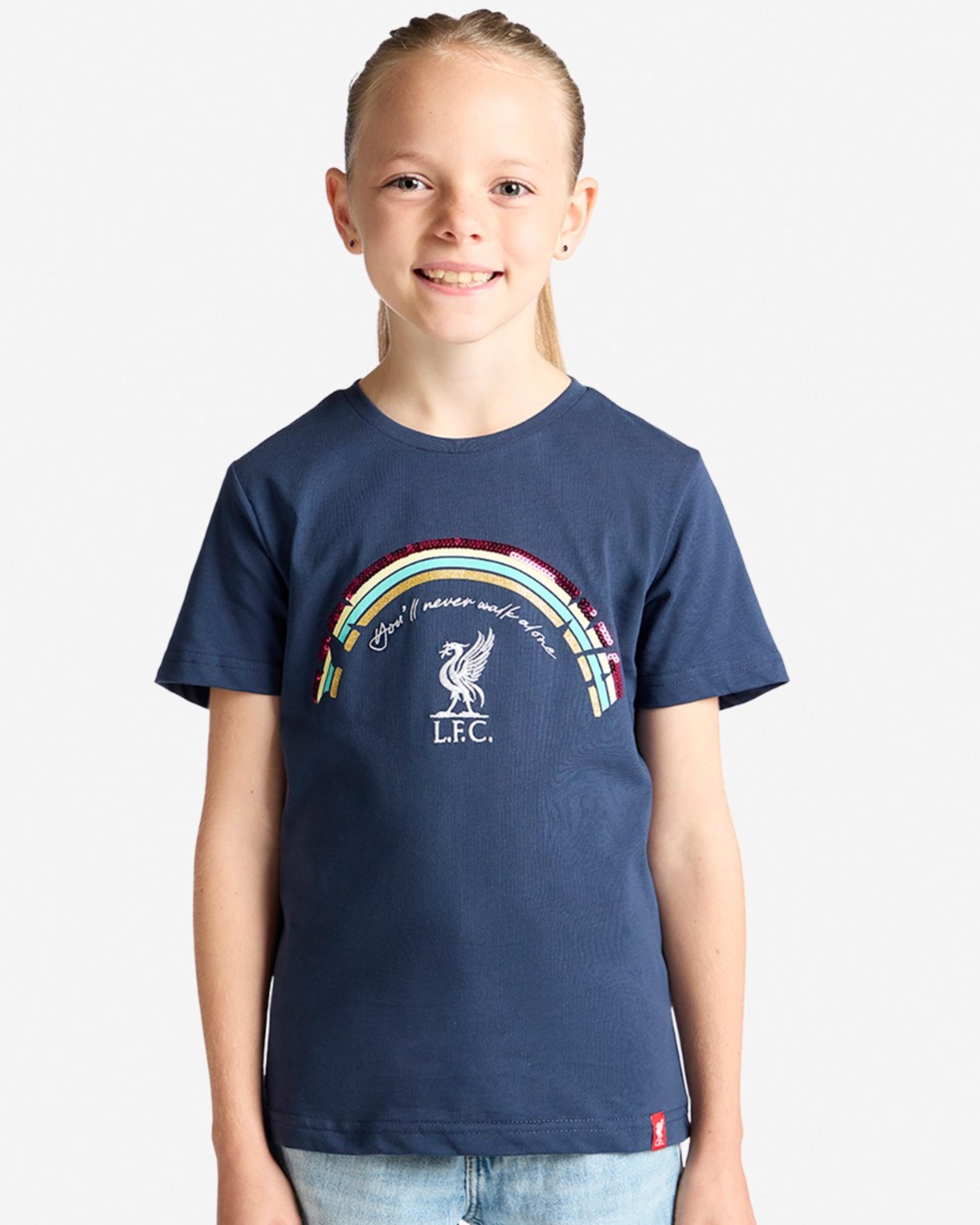 Camiseta LFC Juniors Rainbow Liverbird azul marino - Image 2