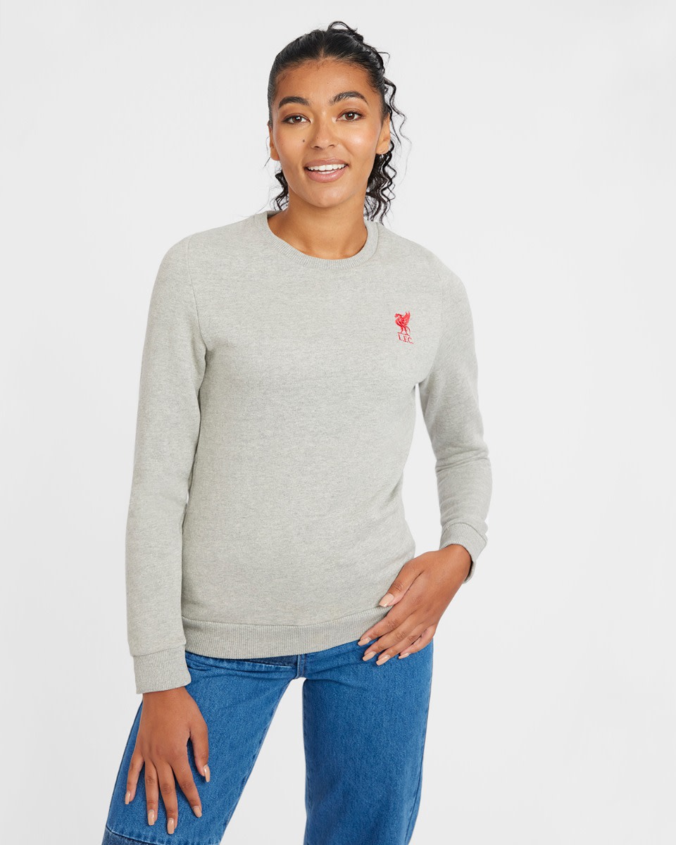 LFC Womens Crew Neck Sweatshirt Grey - Image 3
