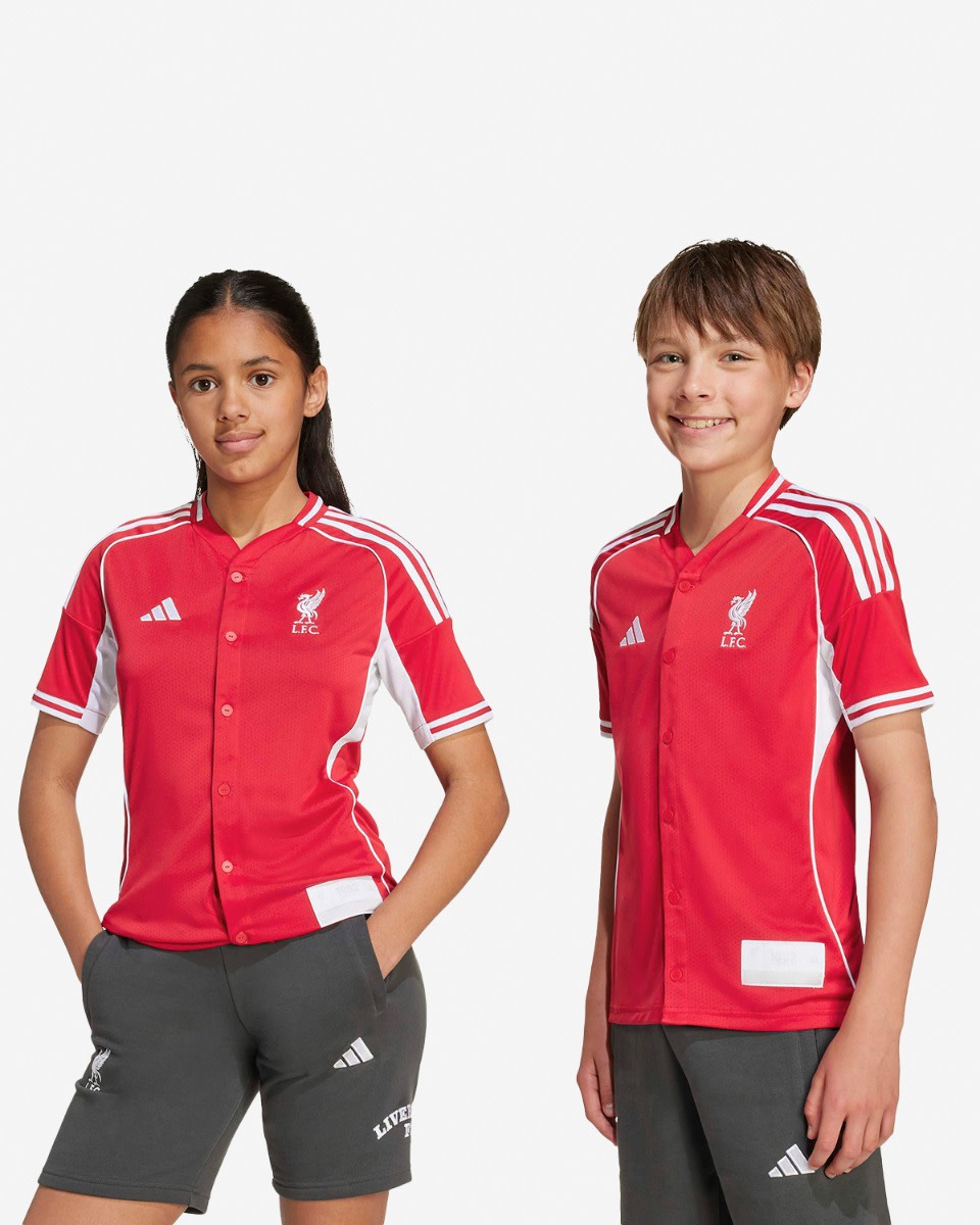 LFC adidas Youth 25/26 US Pack Shirt Red - Image 1