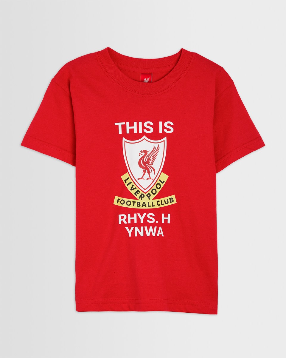LFC Junior Is Anfield 个性化红色 T 恤 - Image 2