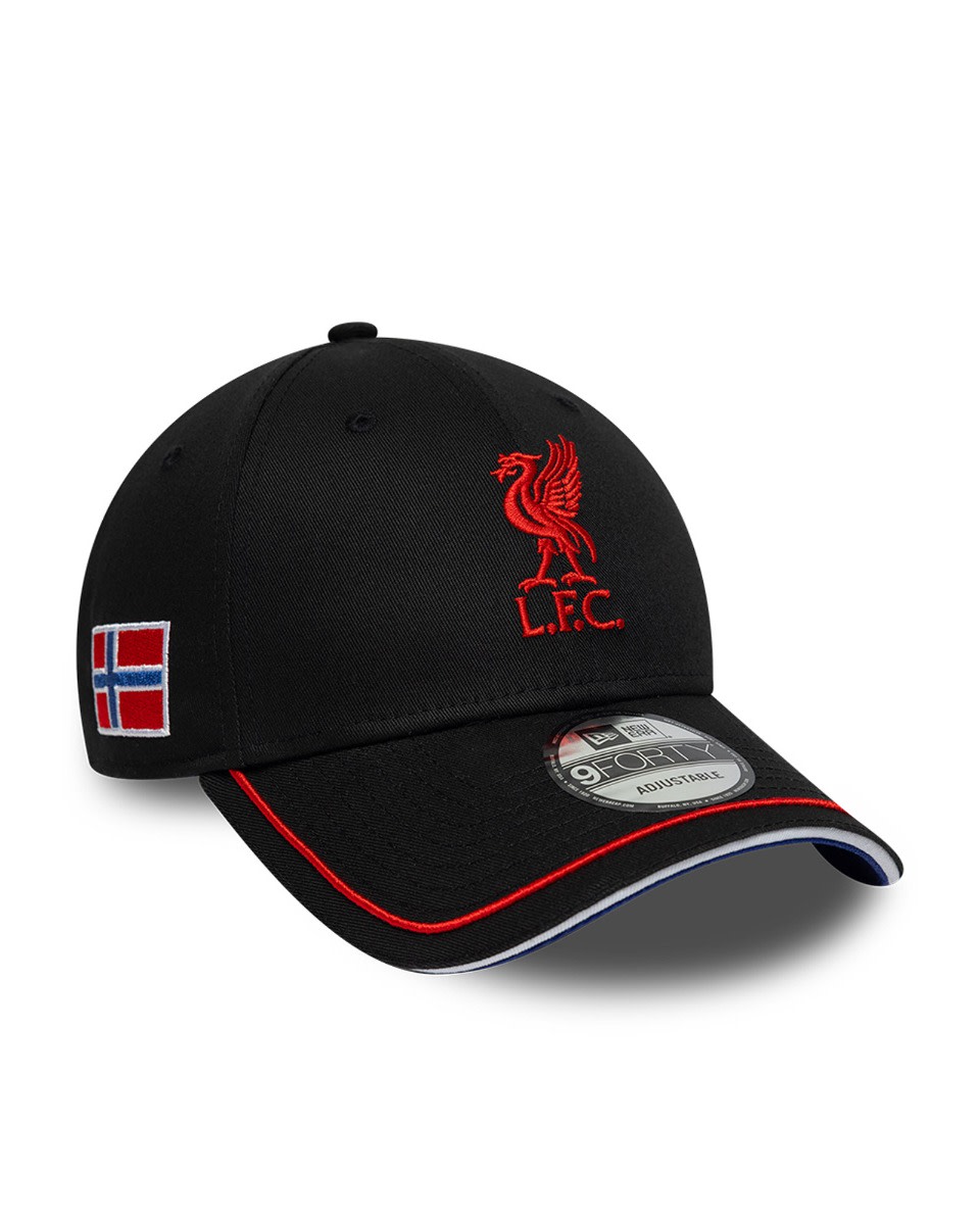 LFC New Era Adults 9FORTY Norway Cap Black - Image 1