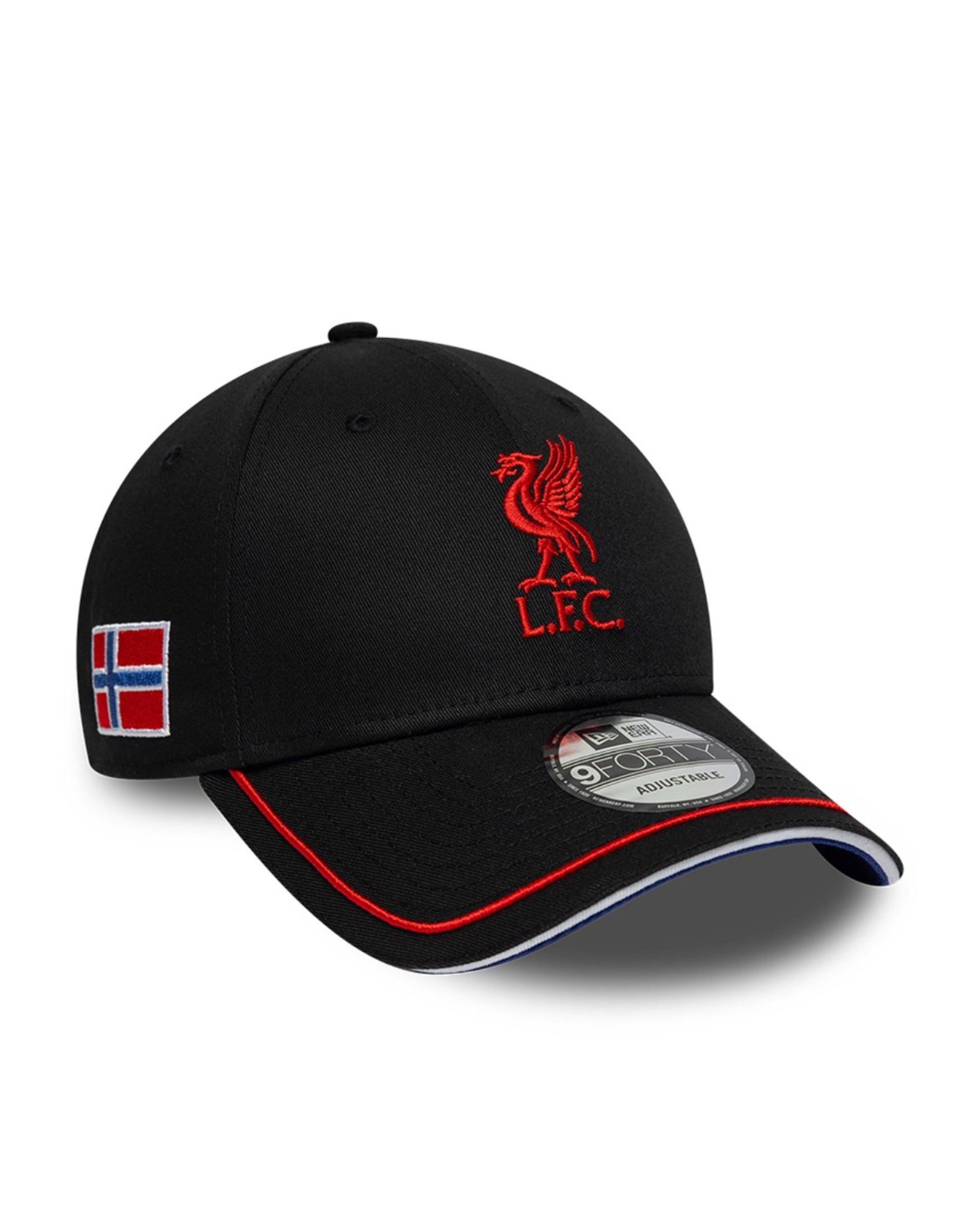 LFC New Era 9FORTY Norway Cap für Erwachsene, Schwarz - Image 1