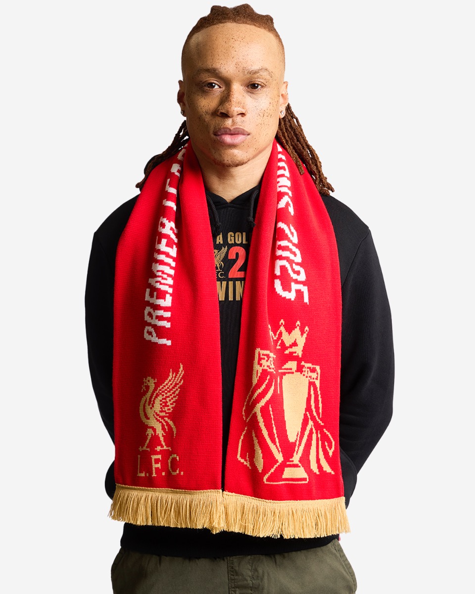 Écharpe LFC EPL Champions 24/25 rouge - Image 1