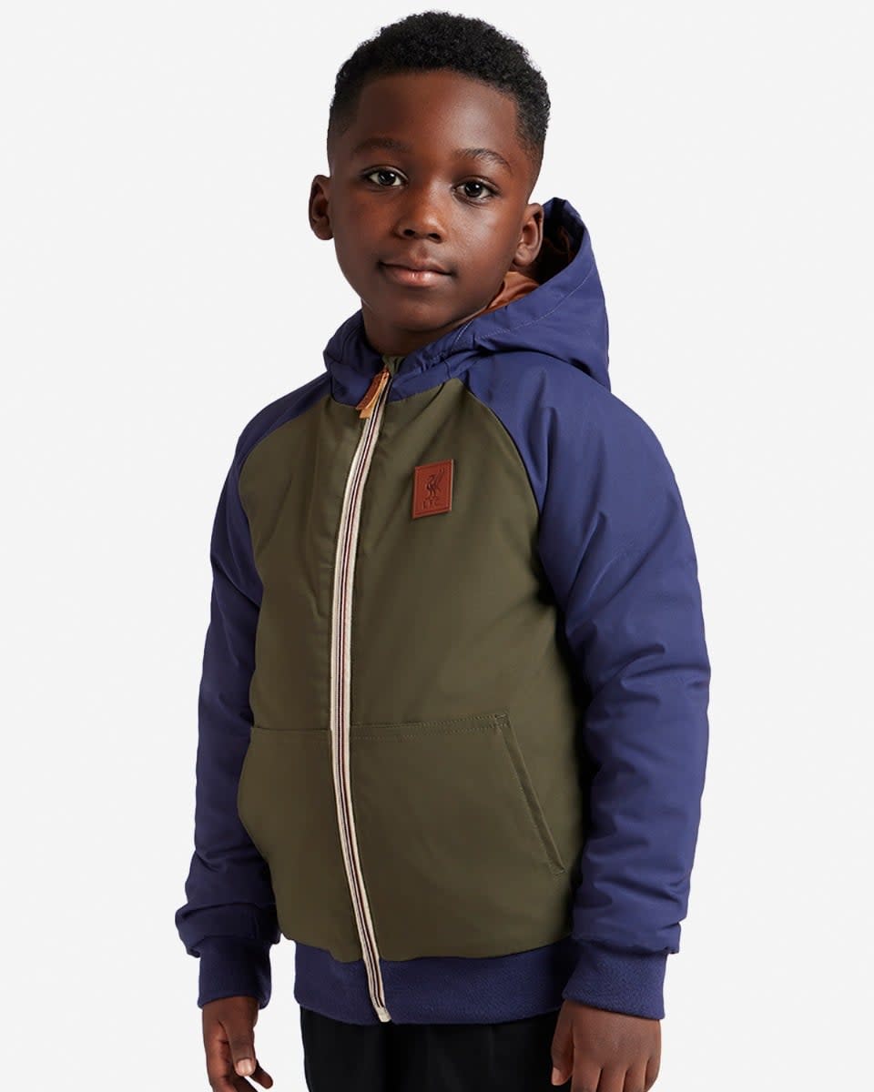 LFC Infants Colour Block Padded Bomber Jacket - Image 2