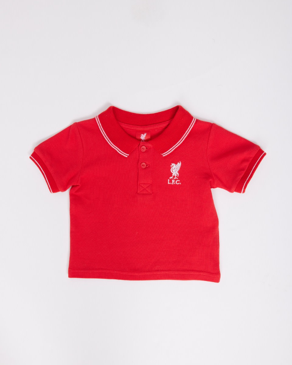 LFC Baby Short Sleeve Red Polo Shirt - Image 1
