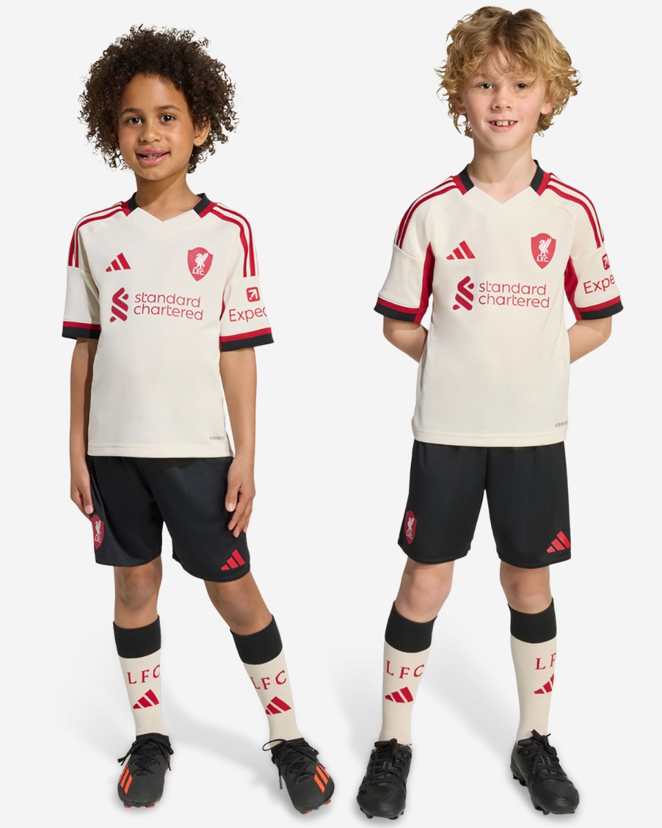 LFC adidas Kids 25/26 Away Mini Kit - Image 1