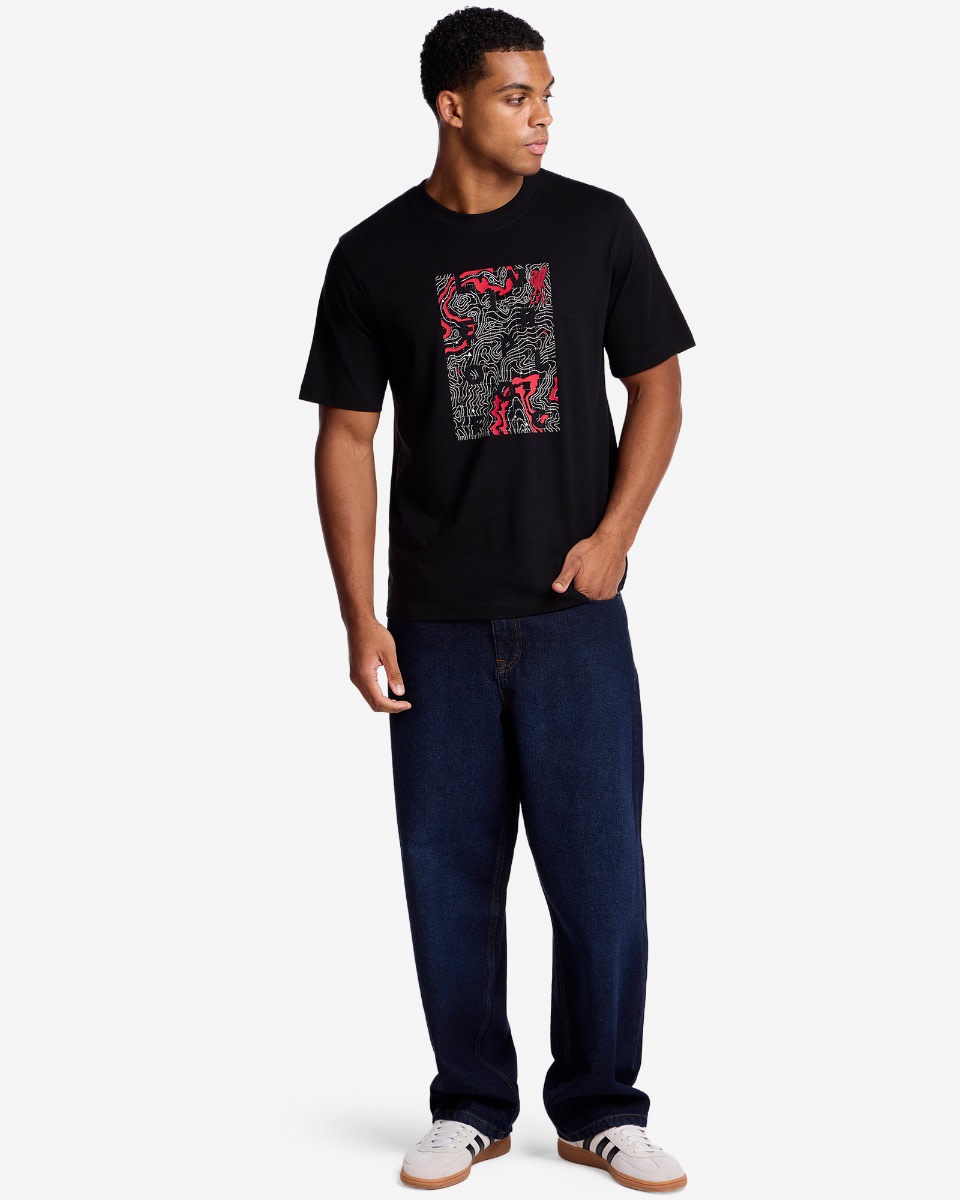 LFC Mens Flock Tee Black - Image 3