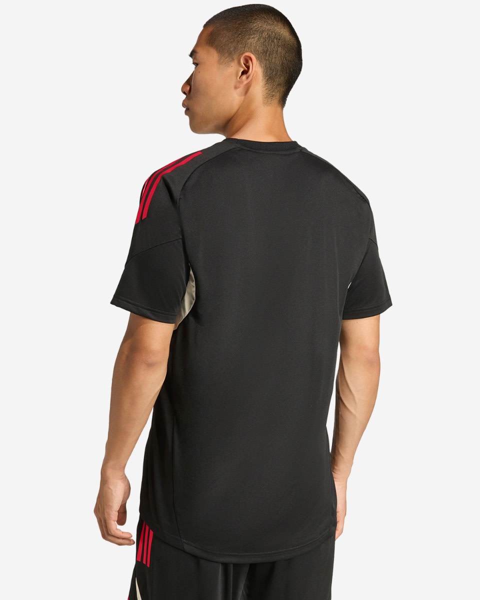 LFC adidas Mens 25/26 Domestic Short Sleeve Top Black - Image 2