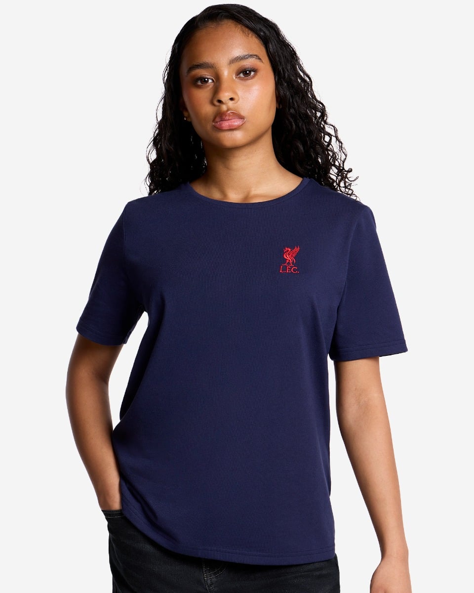 LFC Liverbird T-Shirt für Damen, Marineblau - Image 1