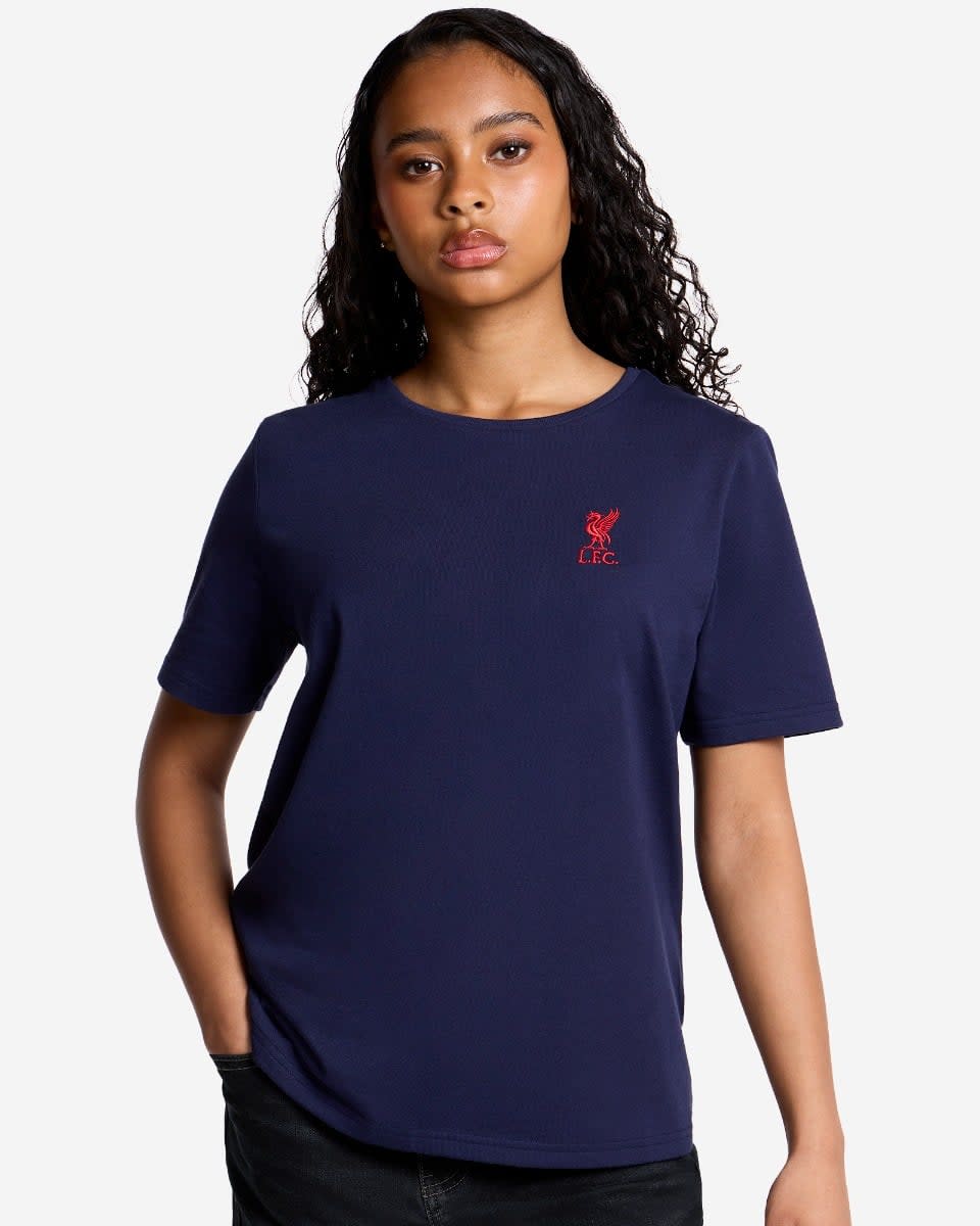 LFC Liverbird T-Shirt für Damen, Marineblau - Image 1