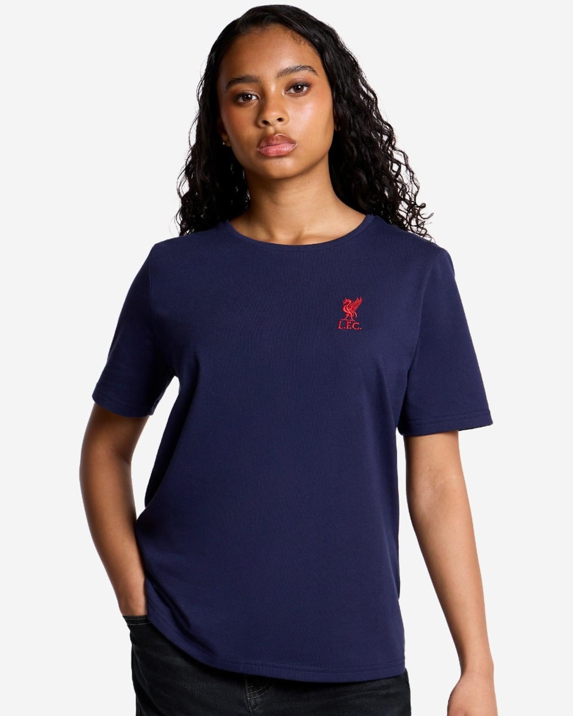 LFC Liverbird T-Shirt für Damen, Marineblau - Image 1