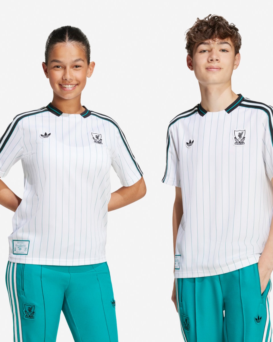 LFC adidas Youth 25/26 Icons Jersey White - Image 1