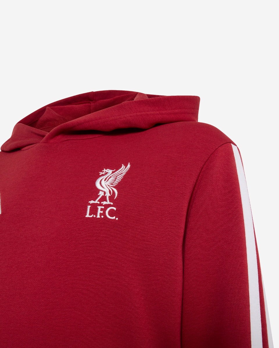 LFC adidas Youth 26/27 DNA Hettegenser Active Rødbrun - Image 3