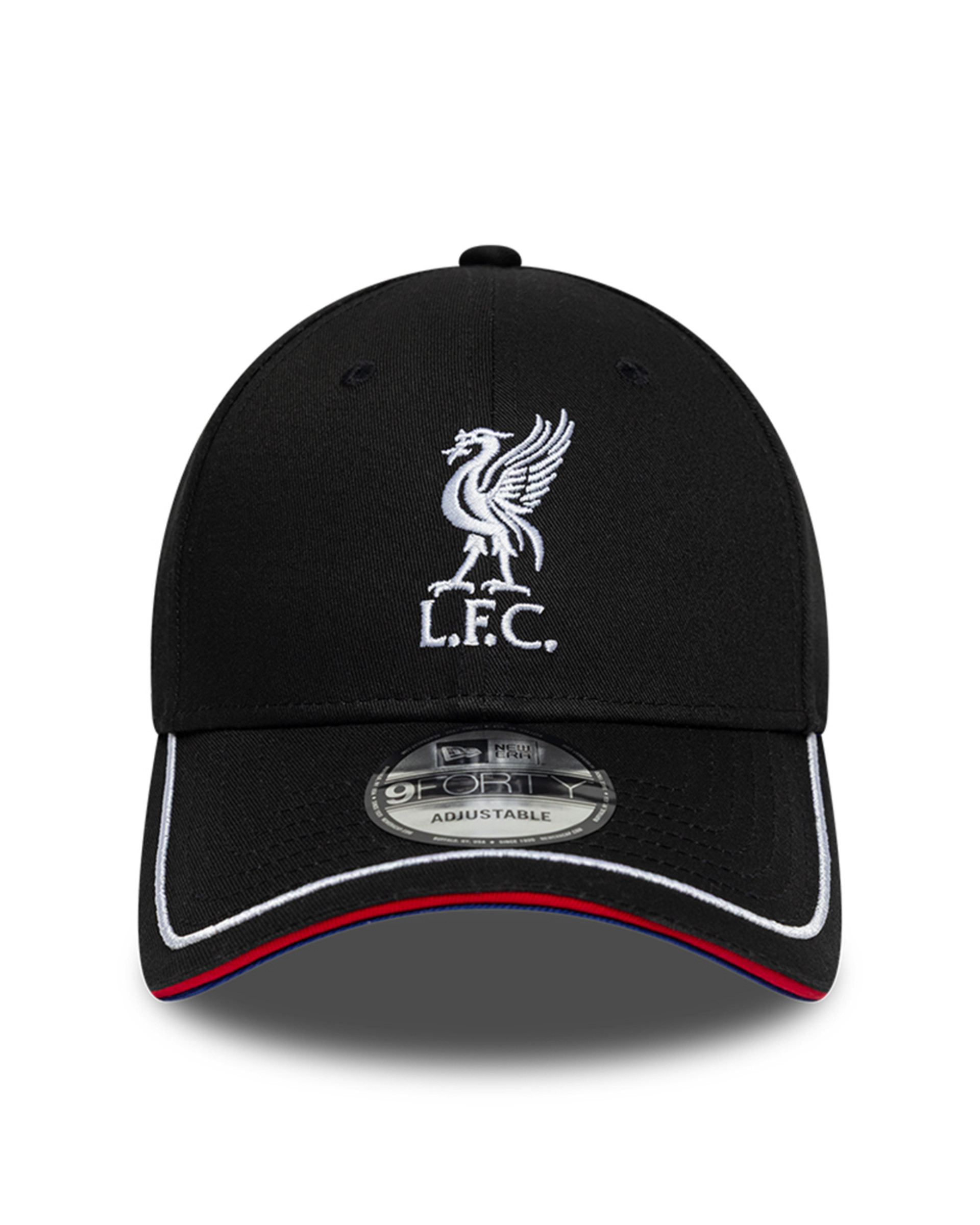 LFC New Era Adults เกรตบริเตน 9FORTY หมวกสีดำ - Image 4