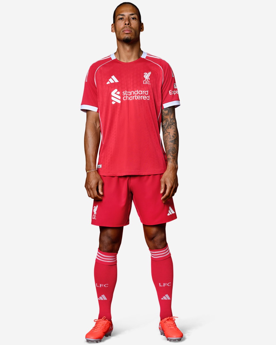 LFC adidas Mens 25/26 Authentic Home Jersey