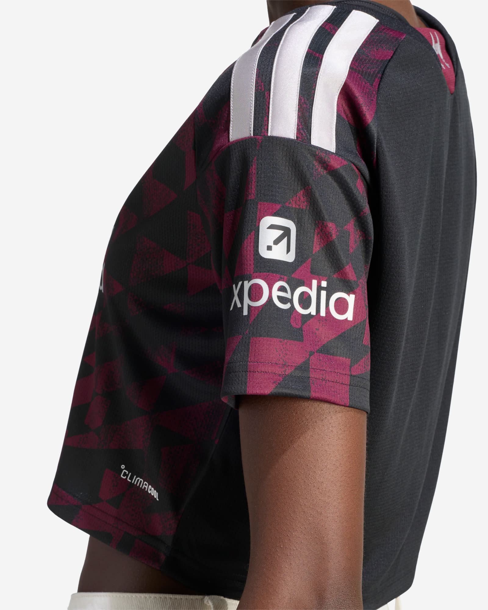 LFC adidas Womens 26/27 Third Cropped Jersey - Image 4