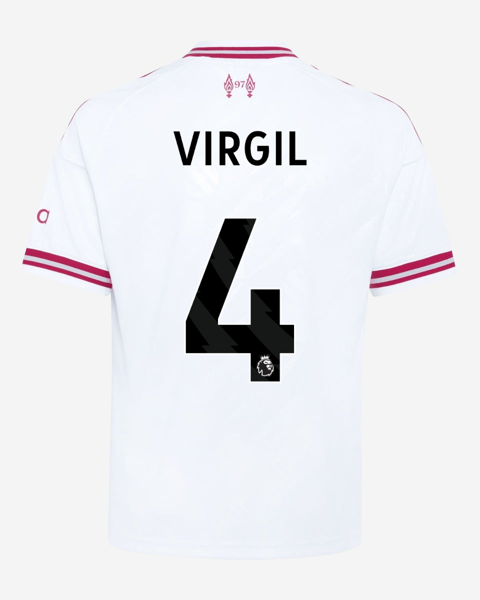 LFC アディダスユース 26/27 アウェイジャージ-プレミアリーグ-VIRGIL